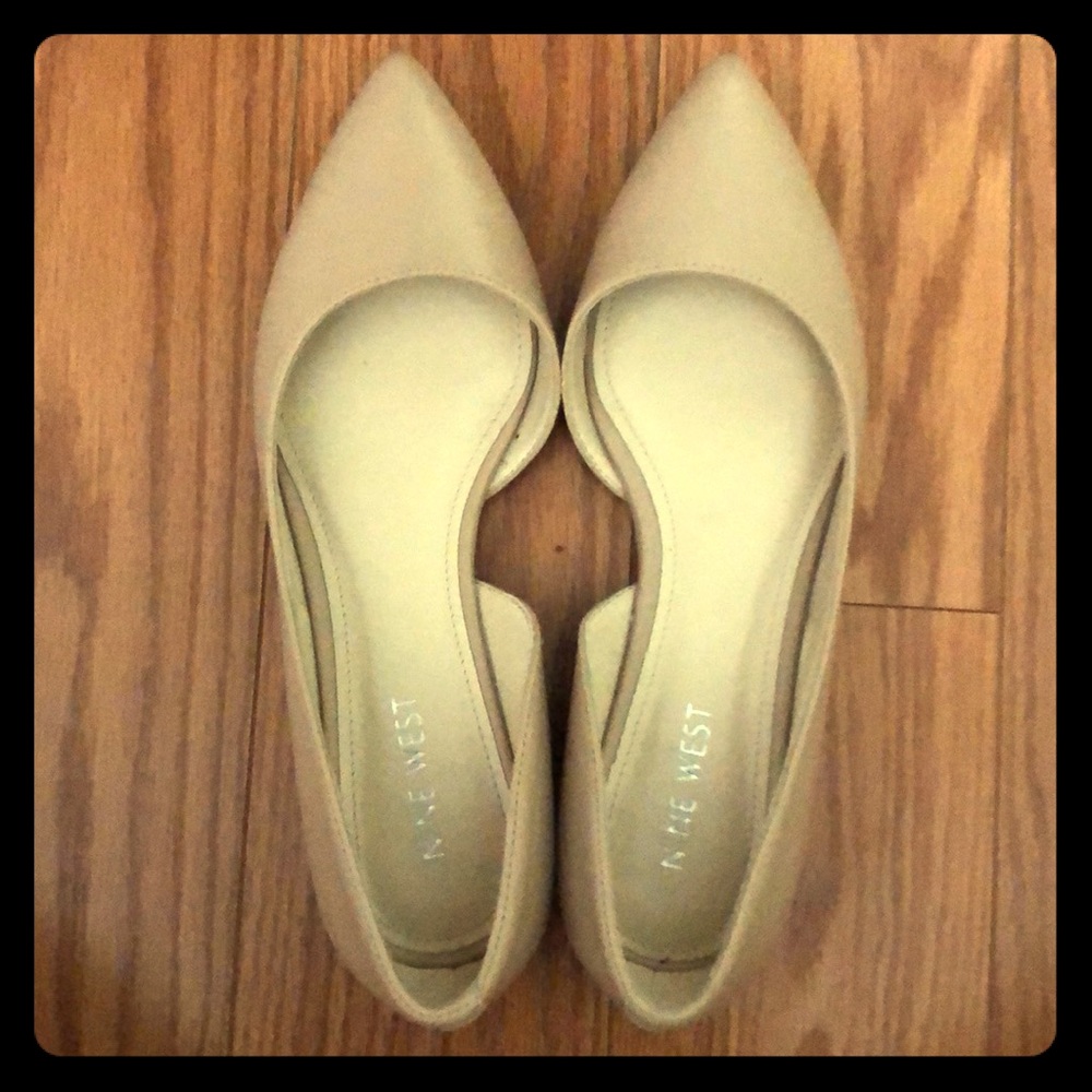 Nine West Beige Slip-ons